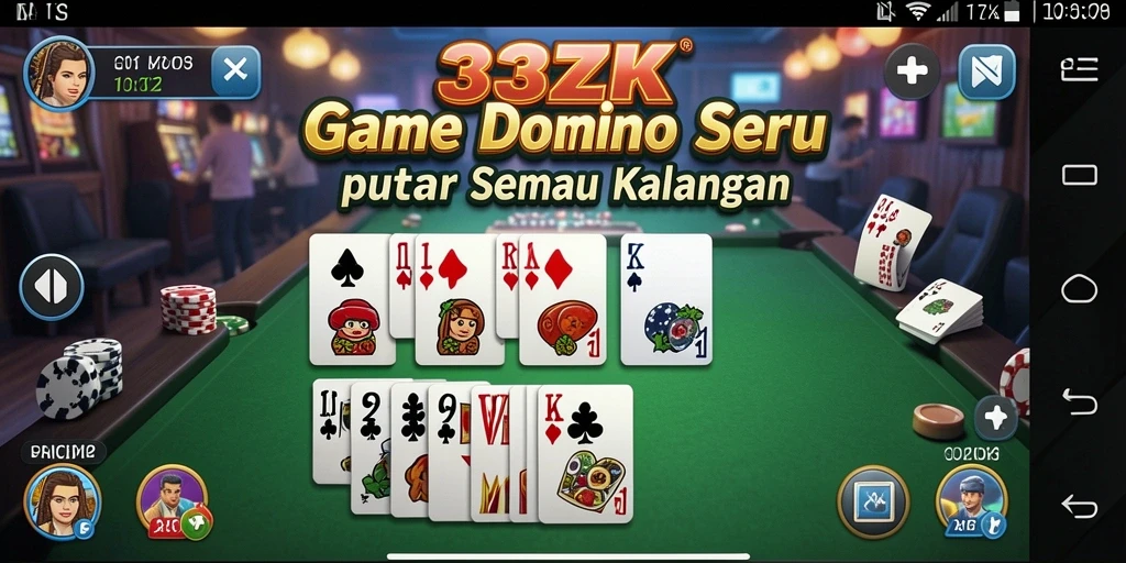 Tampilan gameplay seru dalam aplikasi 33ZK.