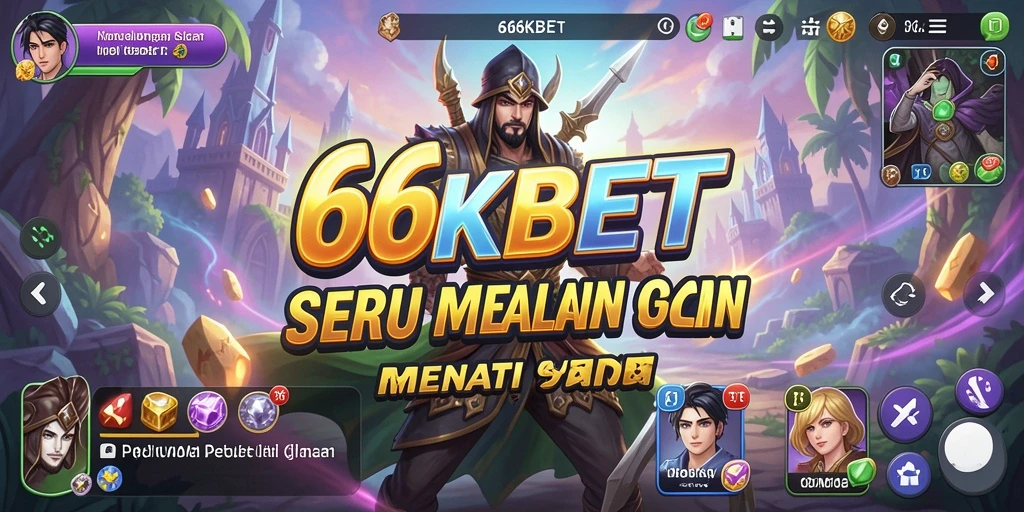 Screenshot gameplay 66KBET menampilkan karakter sedang menjelajahi dunia penuh tantangan.
