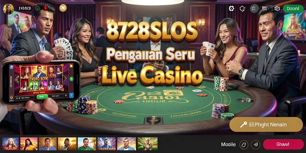 Gameplay seru dan interaktif di 8728SLOTS Live Casino.