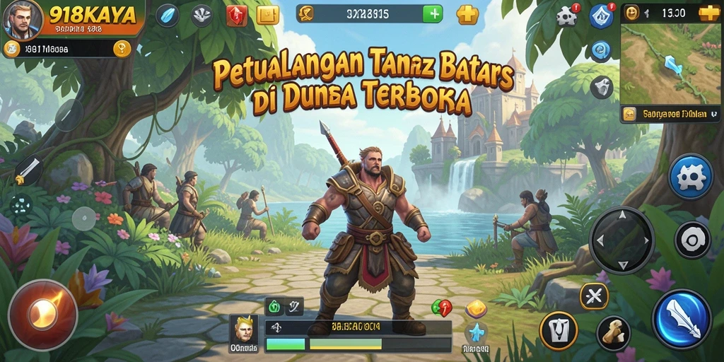 Tangkapan layar dari gameplay <strong>918KAYA</strong> yang penuh aksi dan eksplorasi di dunia terbuka.