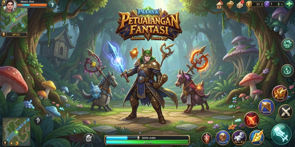 Screenshot gameplay API33 yang menampilkan petualangan seru di dunia RPG.