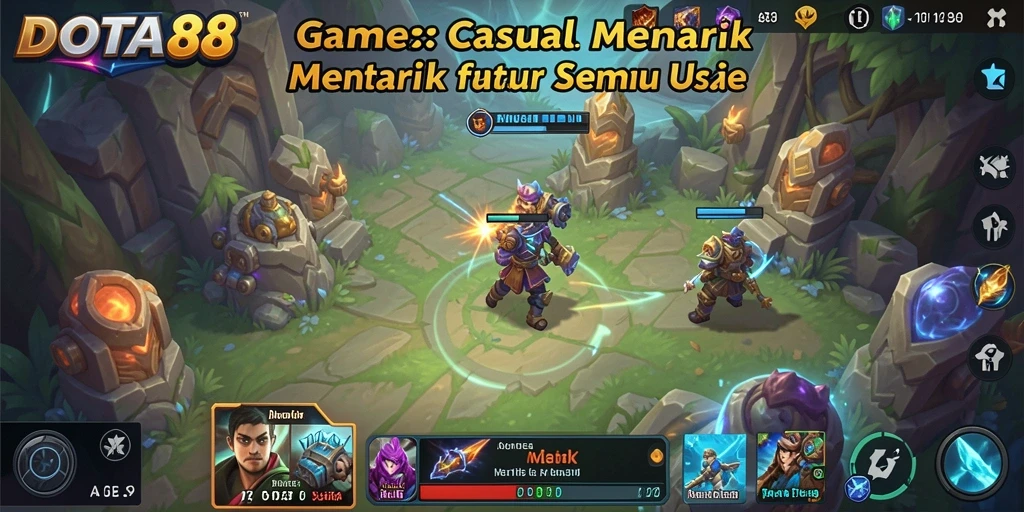 Screenshot DOTA88 menampilkan gameplay seru dengan grafis yang menarik.