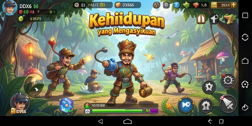 Tampilan gameplay IDX66 yang menarik dan interaktif.