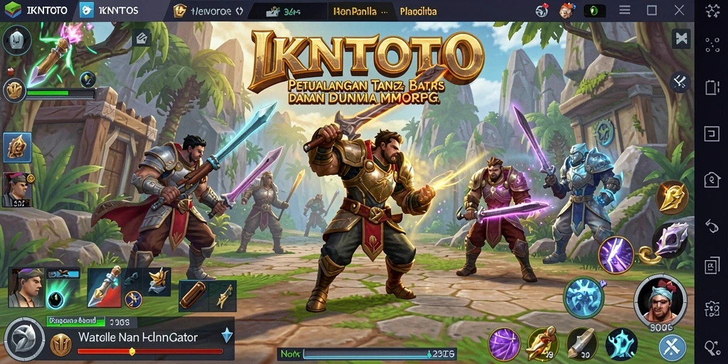 Tampilan gameplay yang intens dan mendebarkan di dunia IKNTOTO.
