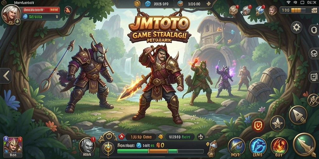 Tangkapan layar menampilkan aksi strategis dalam game JMTOTO.