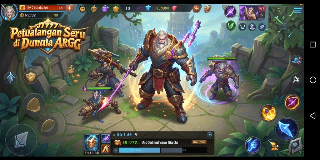 Tampilan gameplay ARPG yang seru dan mendebarkan di JT777.