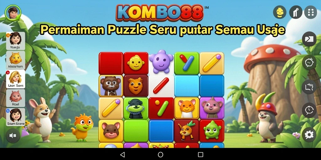 Tampilan gameplay KOMBO88 yang seru dan penuh tantangan.