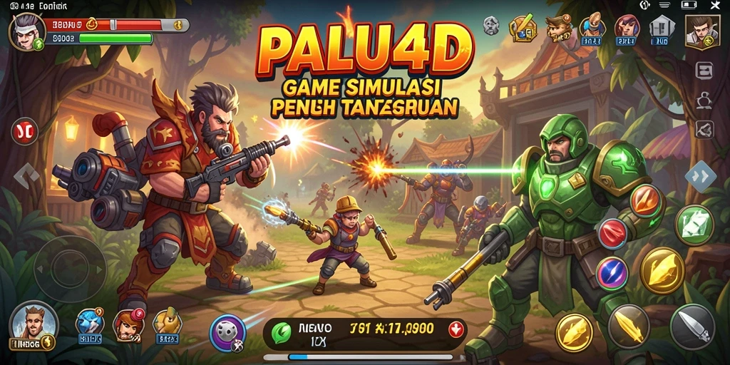 Tampilan utama gameplay PALU4D yang menarik dan interaktif.