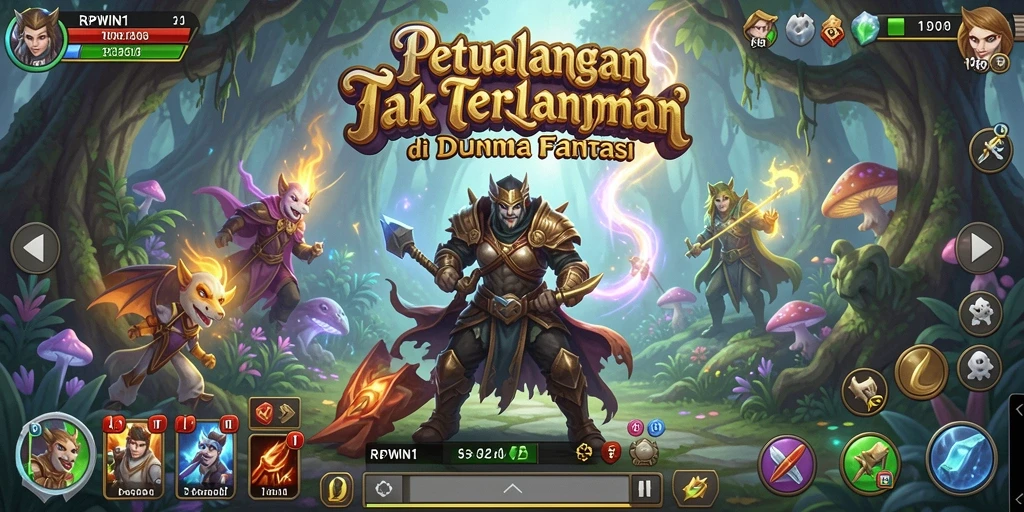 Tampilan gameplay menarik dalam petualangan seru RPWIN1.