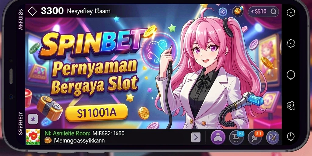 Screenshoot SPINBET menampilkan momen seru dalam permainan Anime.