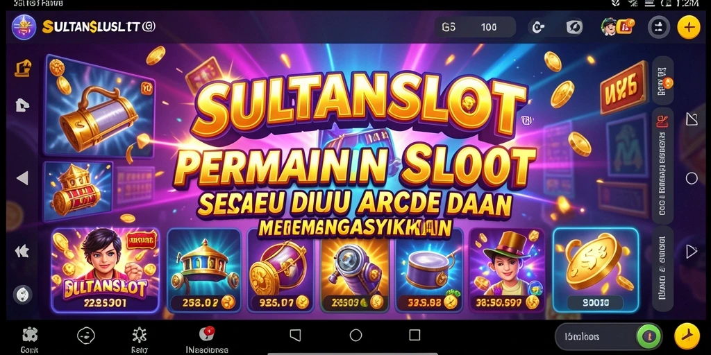 Tampilan utama gameplay SULTANSLOT yang menarik dan penuh warna.