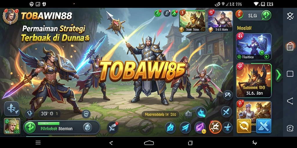 Gameplay mendalam dengan elemen strategi di TOBAWIN88.